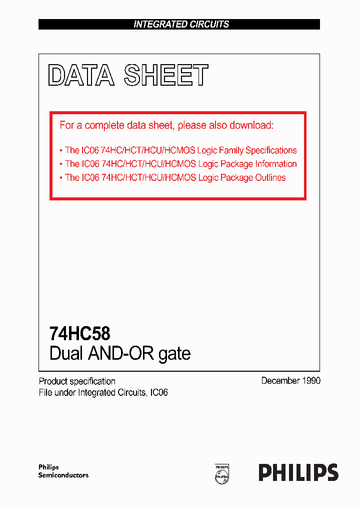 74HC58_358784.PDF Datasheet