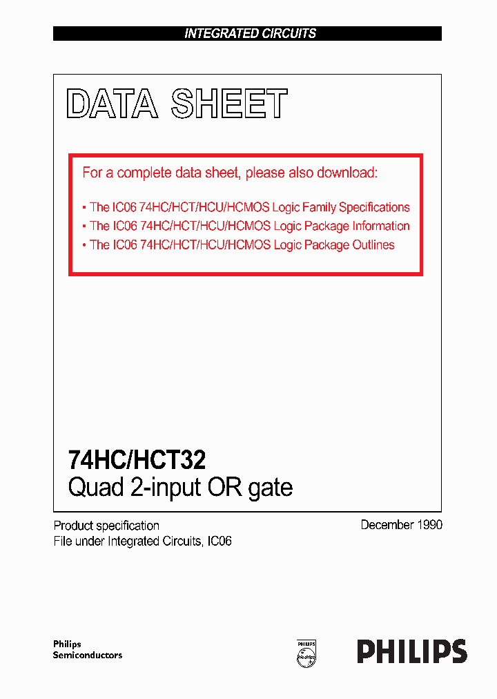 74HCHCT32_322179.PDF Datasheet