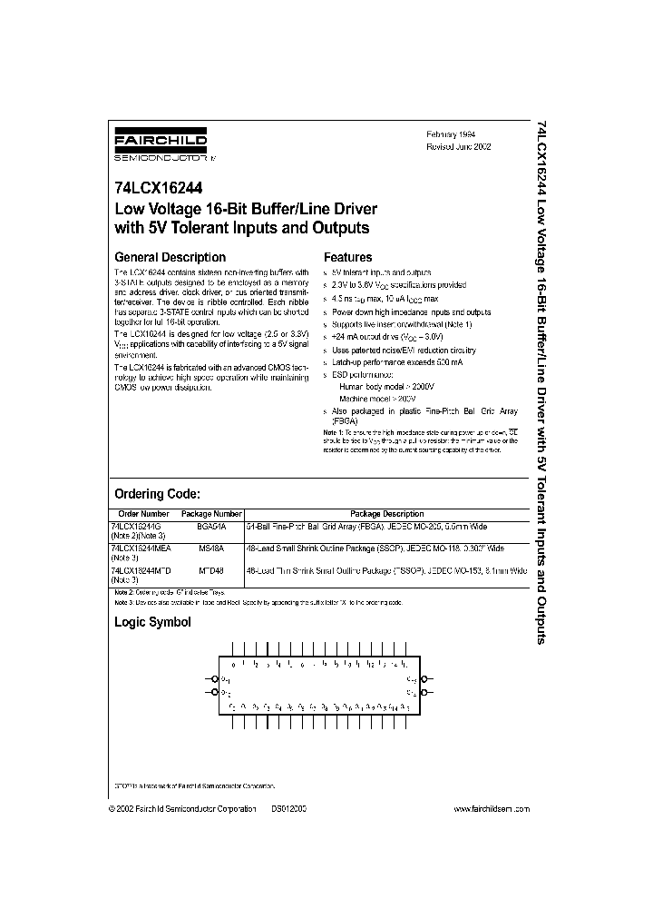 74LCX16244_322771.PDF Datasheet