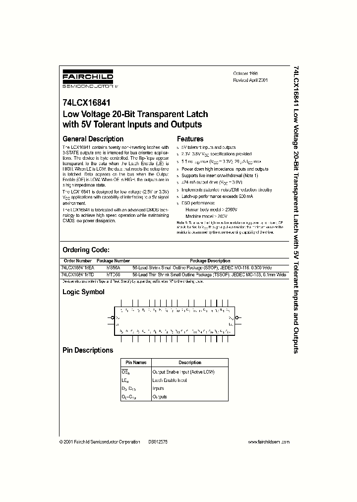 74LCX16841_309895.PDF Datasheet