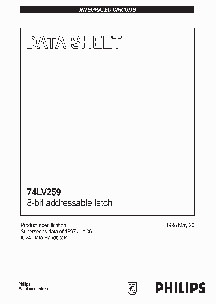 74LV259_385155.PDF Datasheet
