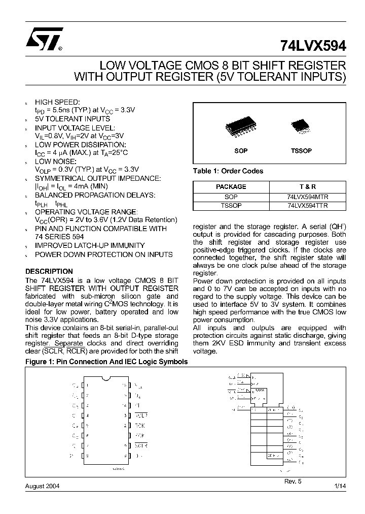 74LVX594MTR_377043.PDF Datasheet