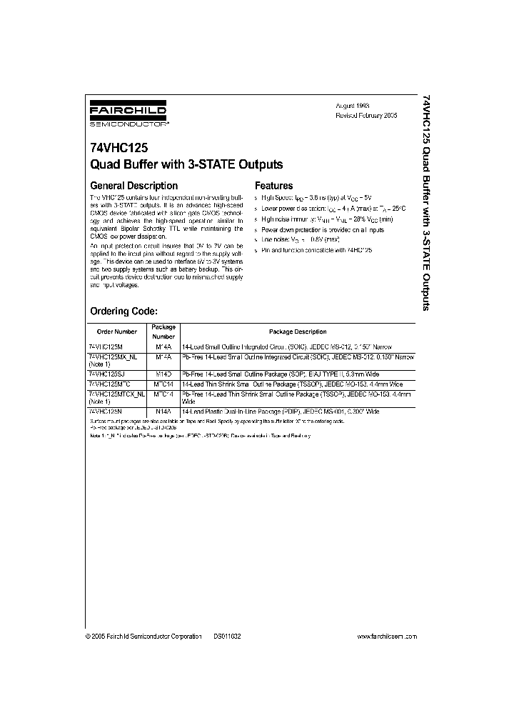 74VHC125_365472.PDF Datasheet