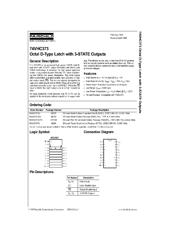 74VHC373SJX_373909.PDF Datasheet
