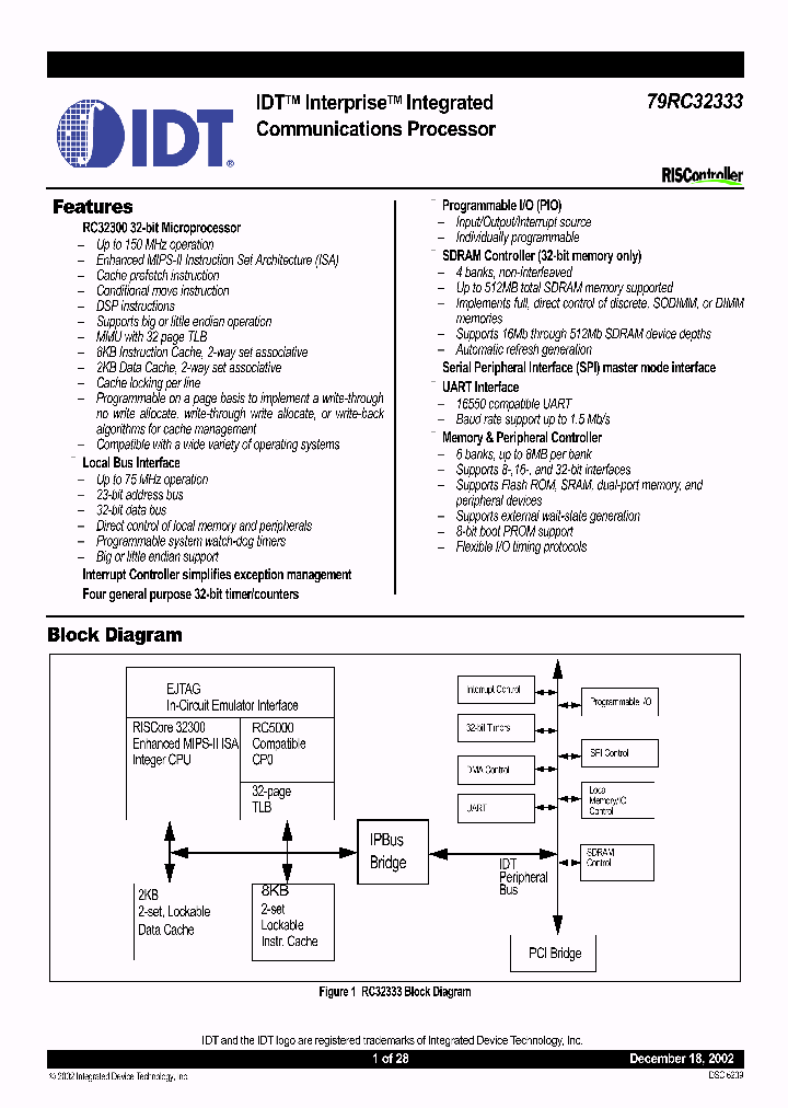 79RC32333_311493.PDF Datasheet