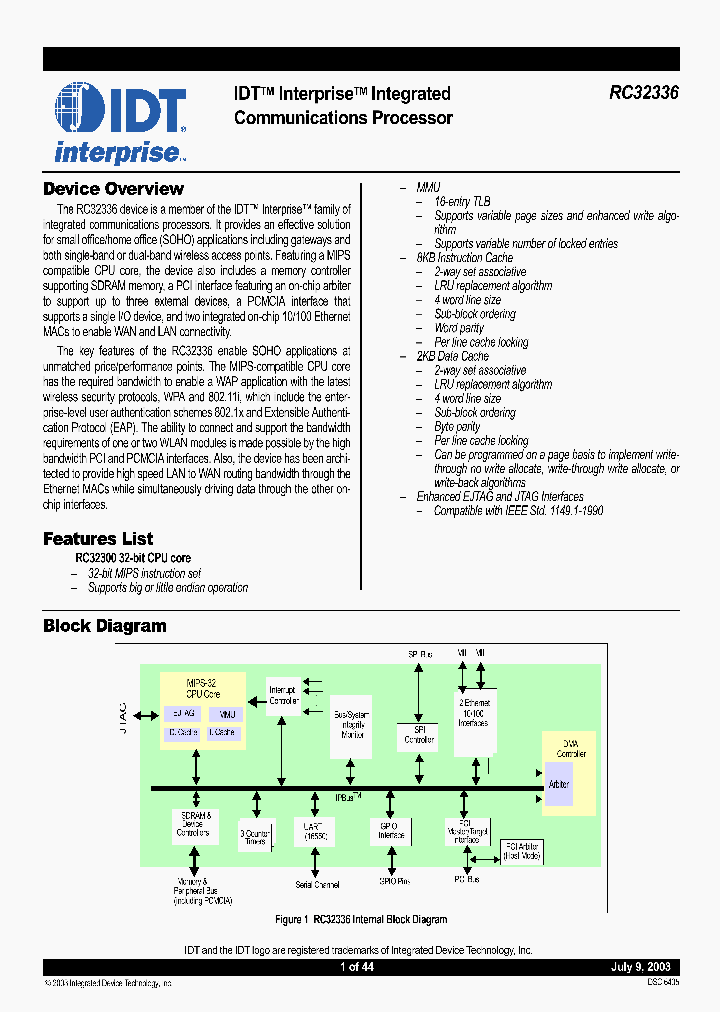 79RC32336_311491.PDF Datasheet