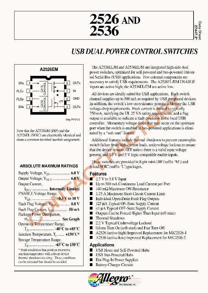 A2536EL_358436.PDF Datasheet
