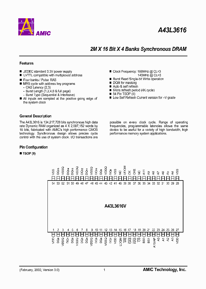 A43L3616V-6_363649.PDF Datasheet