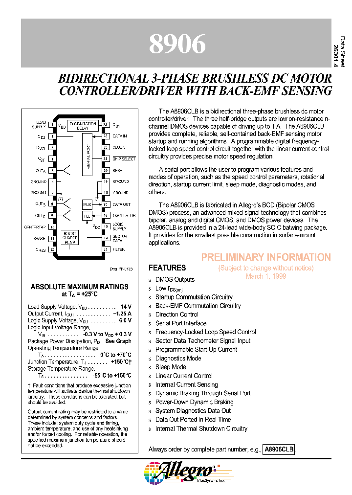 A8906CLB_310097.PDF Datasheet