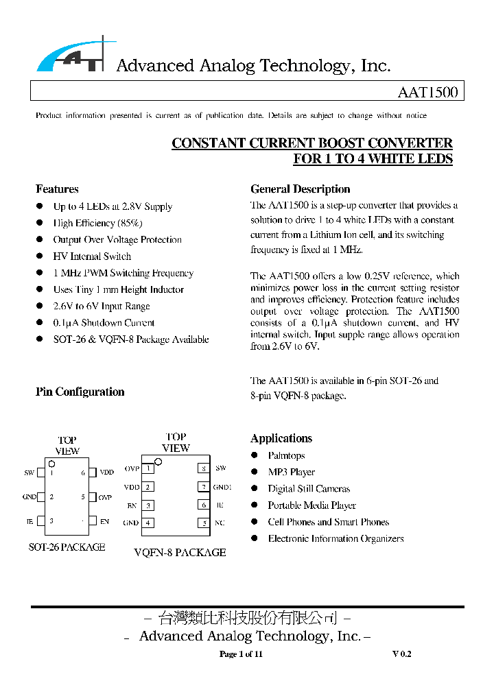 AAT1500_349491.PDF Datasheet