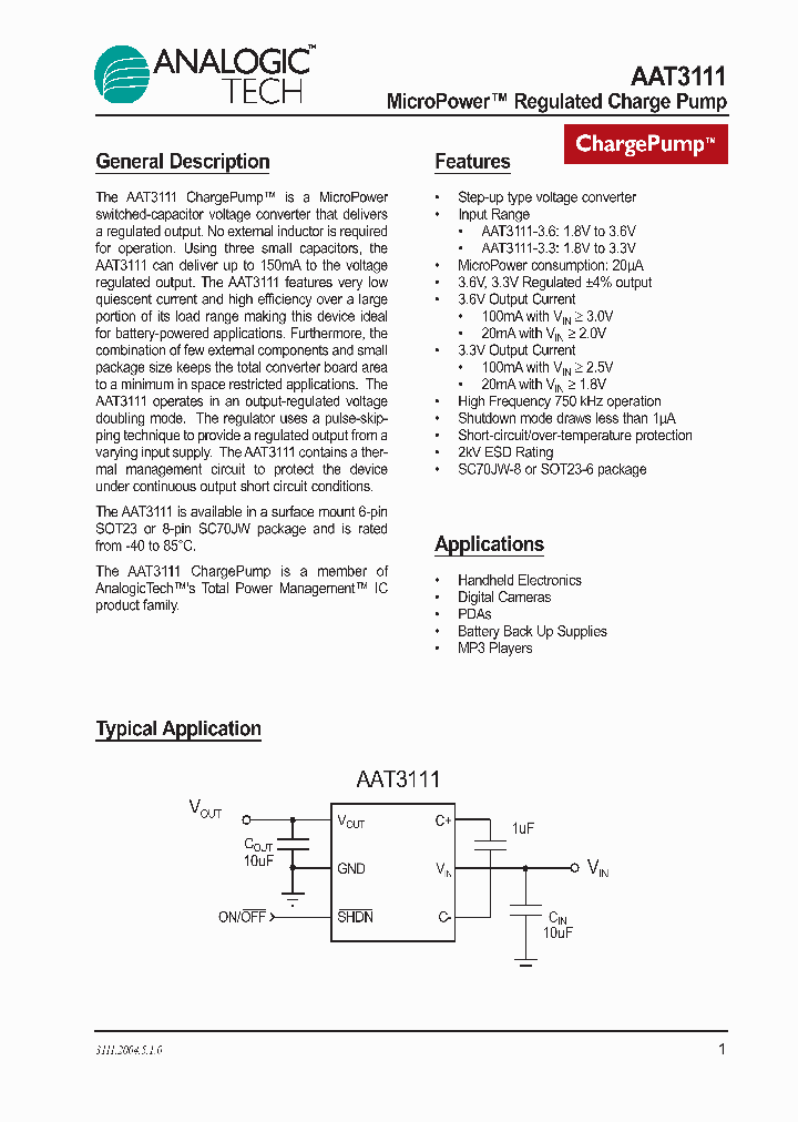 AAT3111_315343.PDF Datasheet