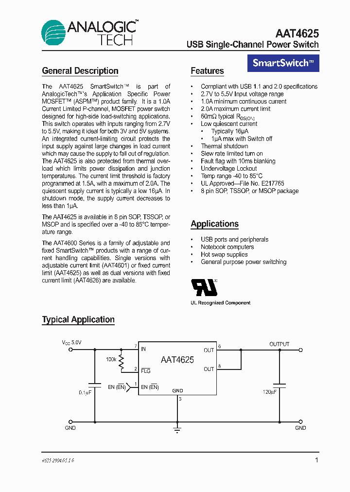 AAT4625_386124.PDF Datasheet