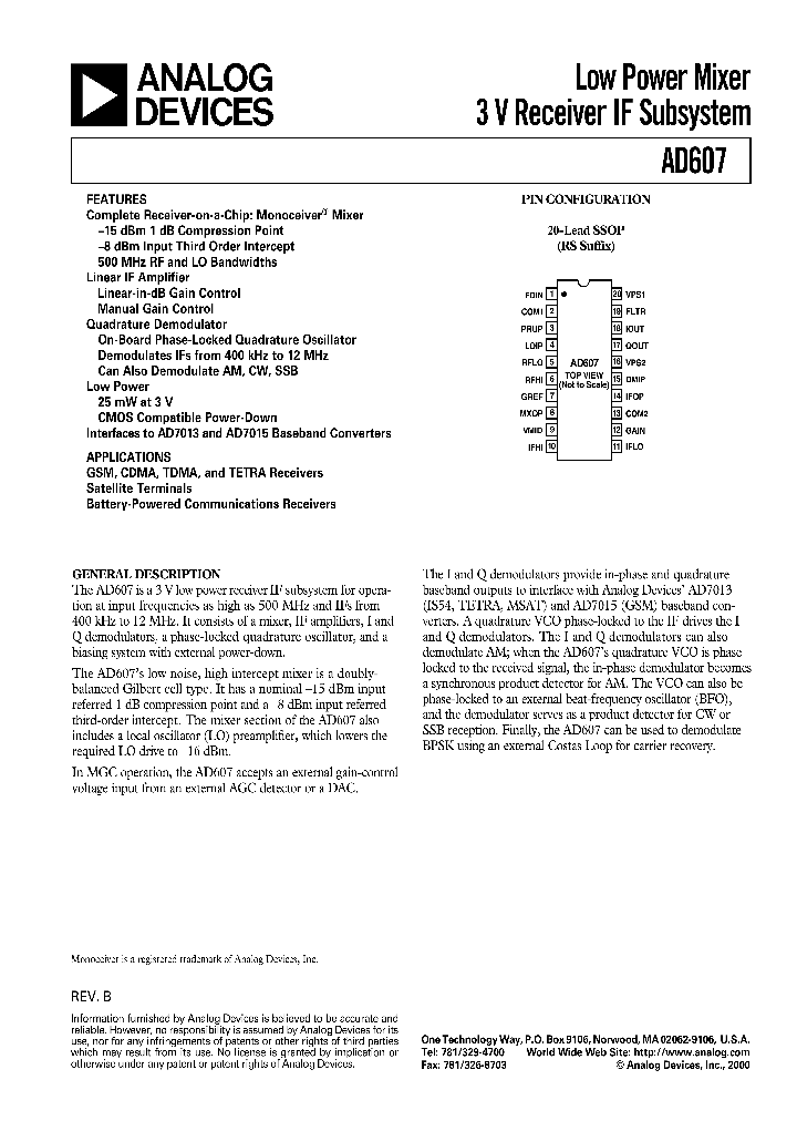 AD607_202873.PDF Datasheet