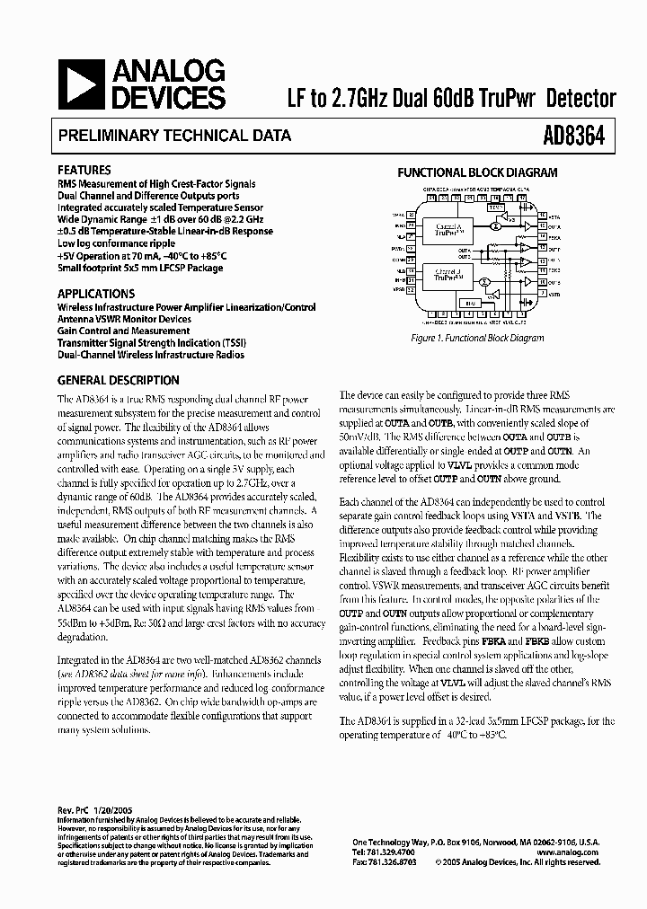 AD8364_367823.PDF Datasheet