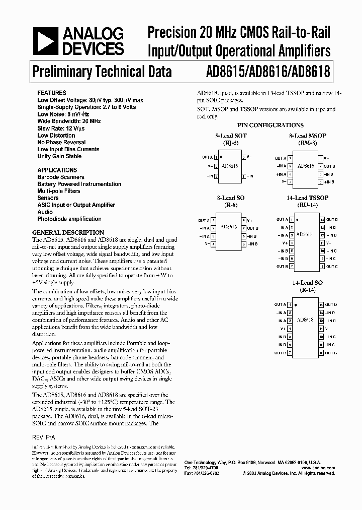 AD8615_8644.PDF Datasheet