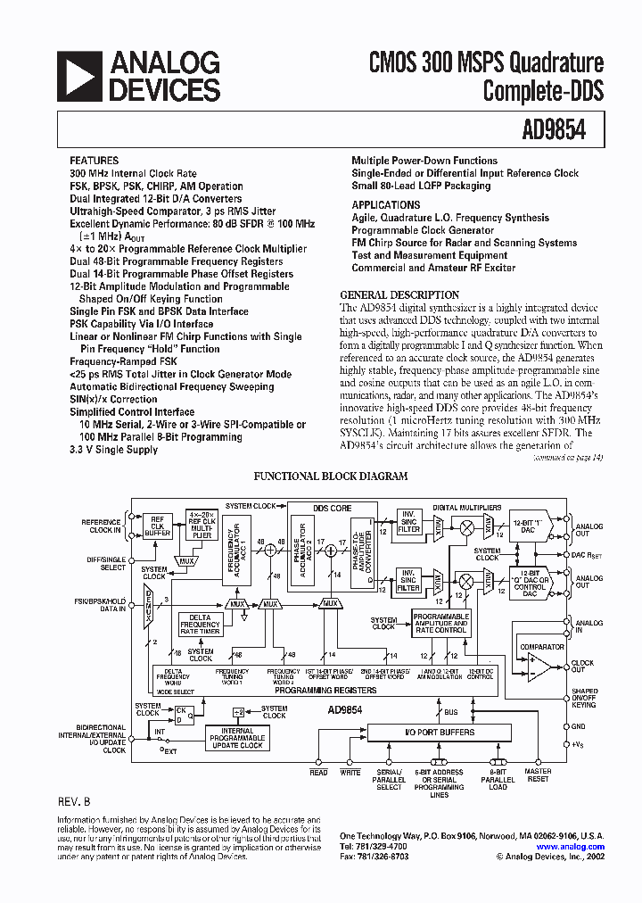 AD9854_348531.PDF Datasheet
