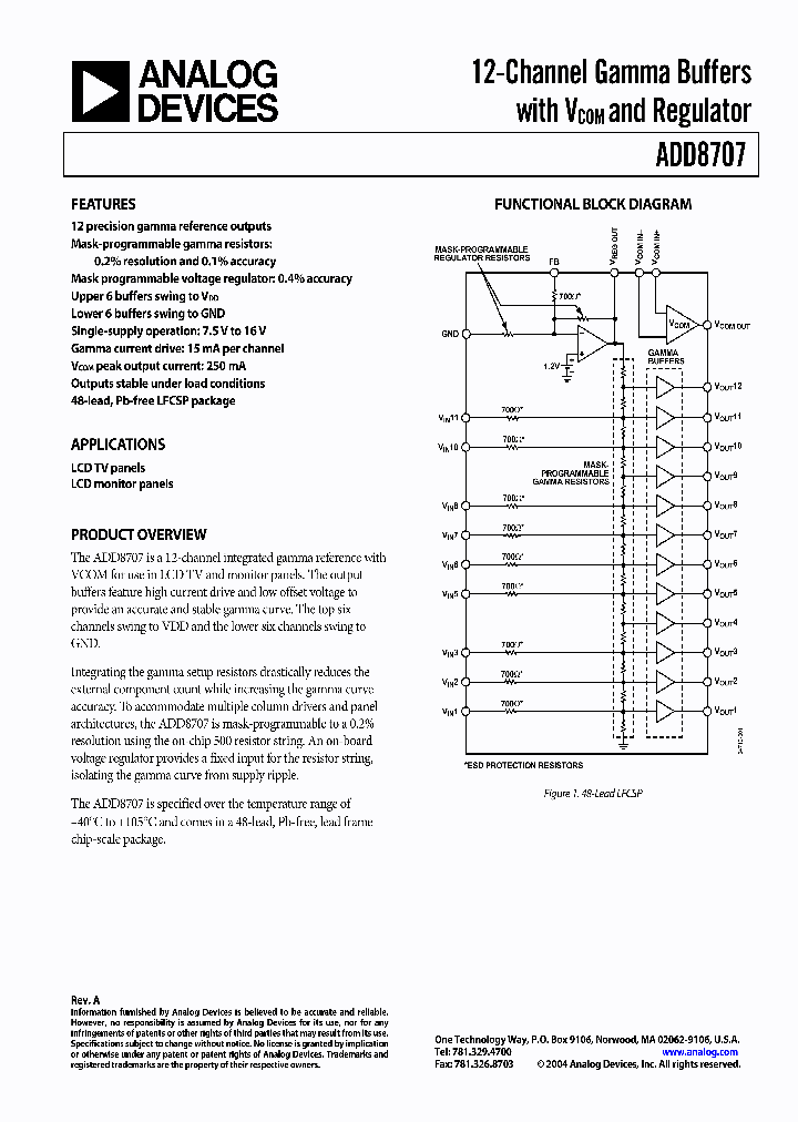 ADD8707WCPZ-REEL7_331197.PDF Datasheet