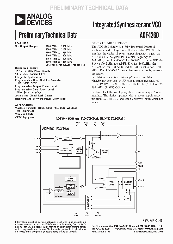 ADF4360_345451.PDF Datasheet