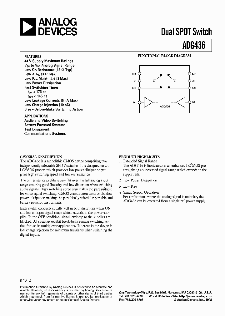ADG436_202541.PDF Datasheet