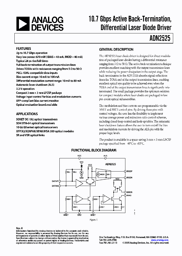 ADN2525_336986.PDF Datasheet