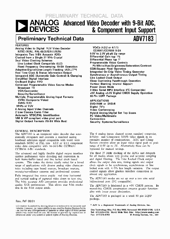ADV7183_203770.PDF Datasheet