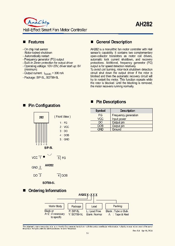 AH282Z-P_377236.PDF Datasheet