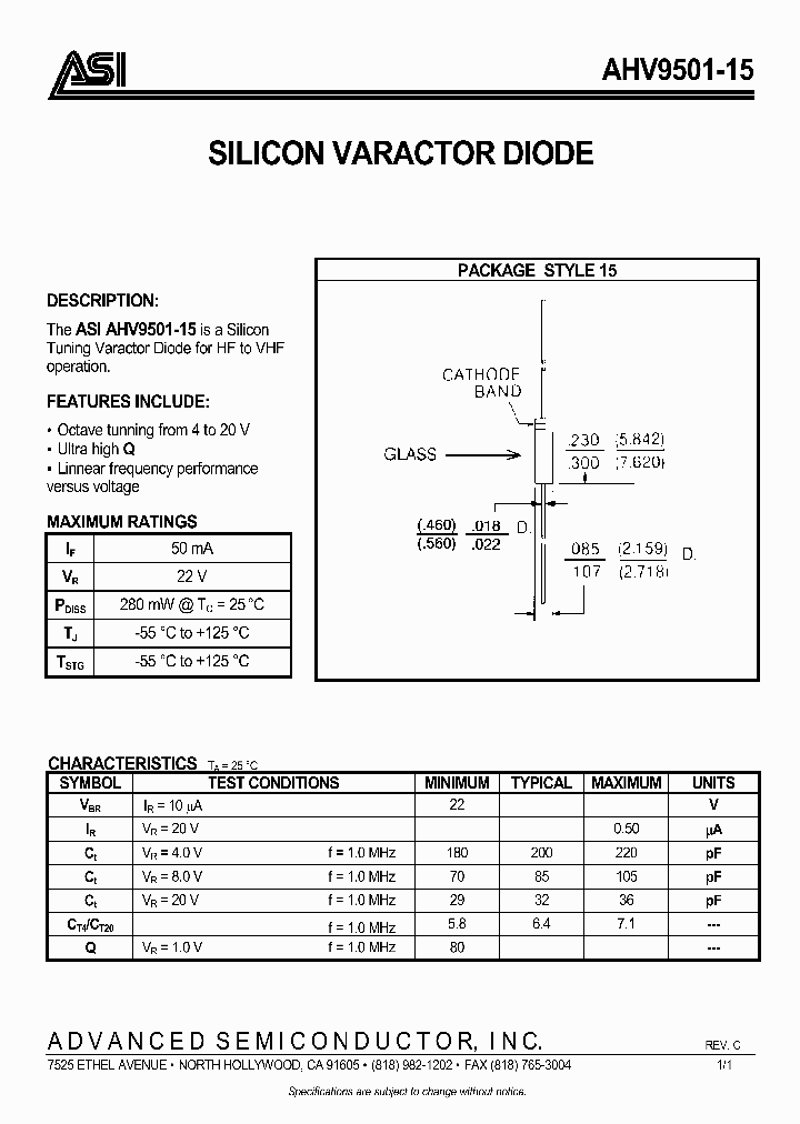 AHV9501-15_318409.PDF Datasheet