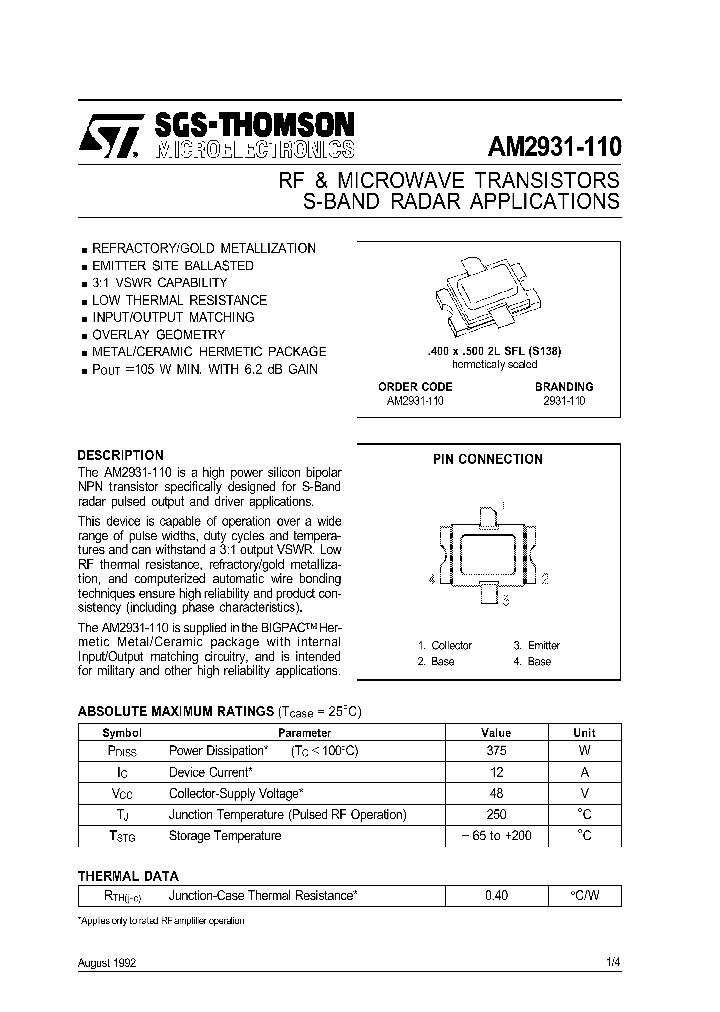AM2931-110_7515.PDF Datasheet