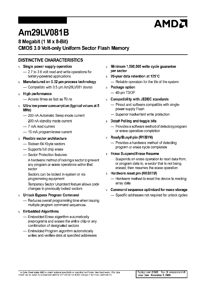 AM29LV081B_338460.PDF Datasheet