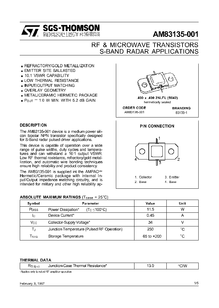 AM83135-001_347527.PDF Datasheet