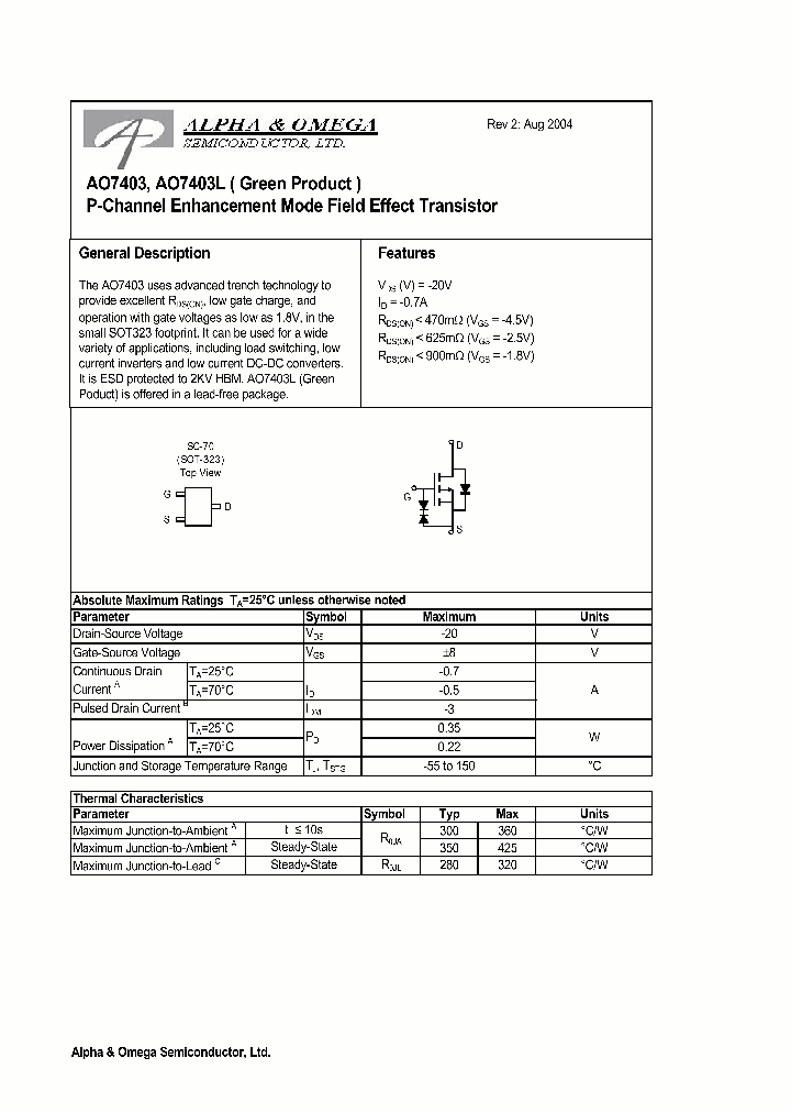AO7403_336095.PDF Datasheet