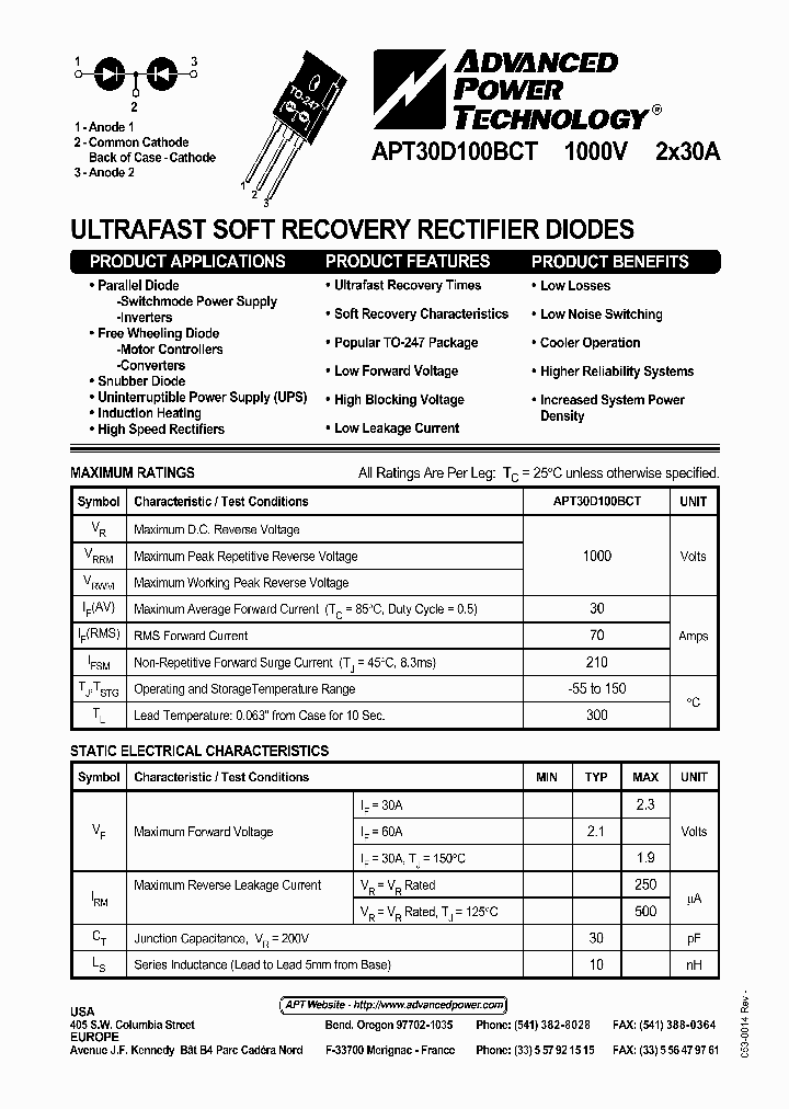 APT30D100BCT_355600.PDF Datasheet