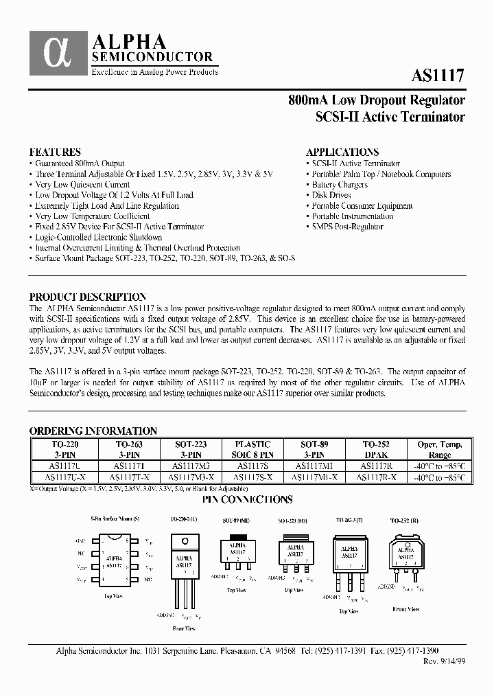 AS1117M3_249602.PDF Datasheet