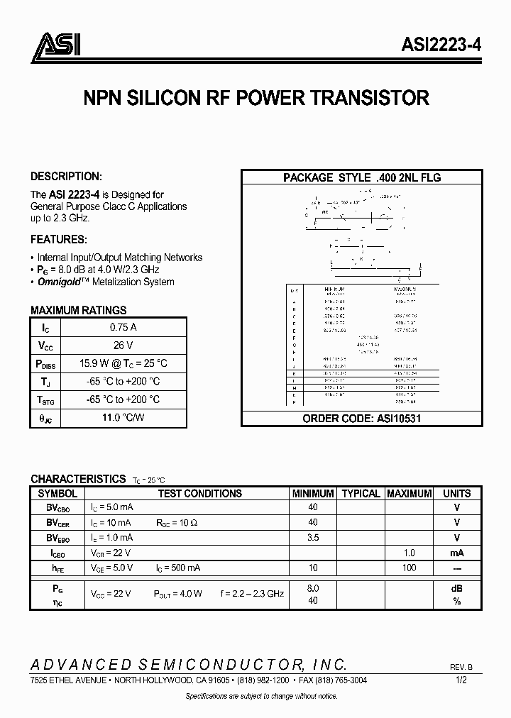 ASI2223-4_362815.PDF Datasheet
