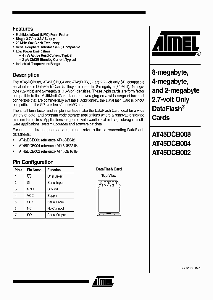 AT45DCB008_366315.PDF Datasheet