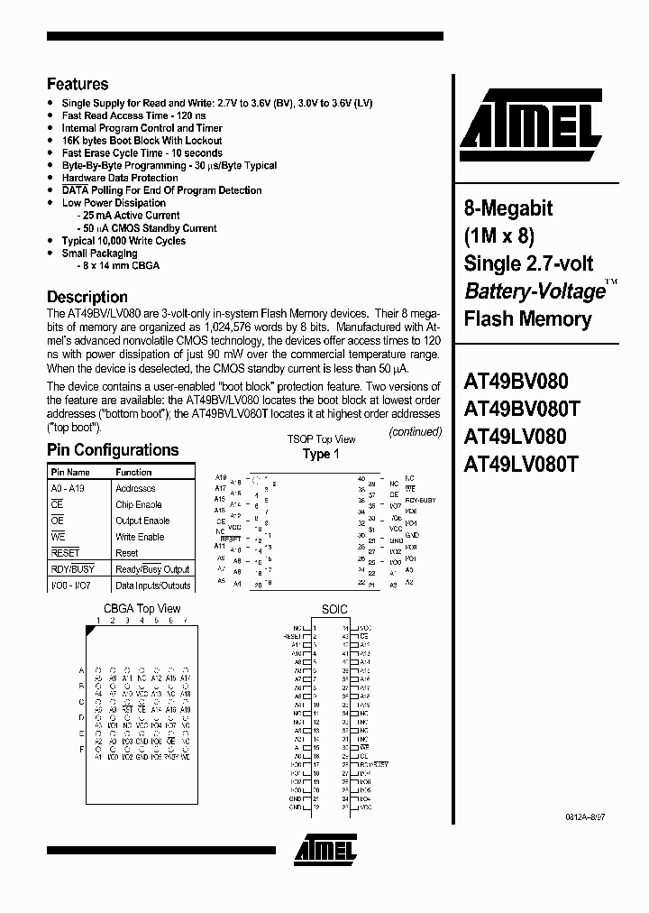 AT49LV080_328058.PDF Datasheet