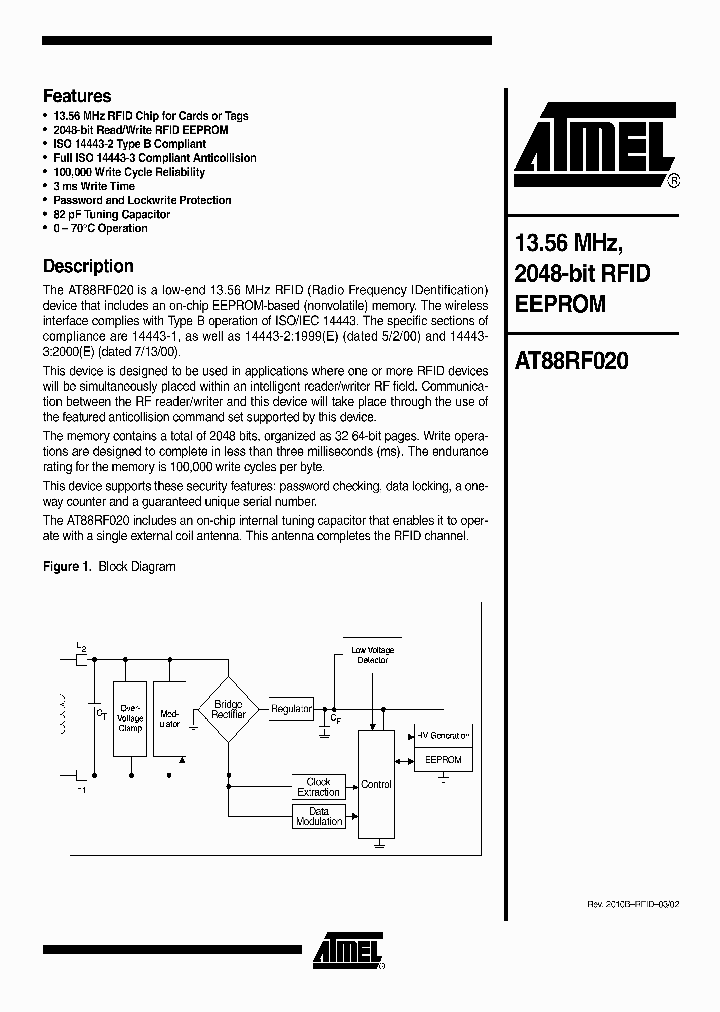 AT88RF020NBSP_367194.PDF Datasheet
