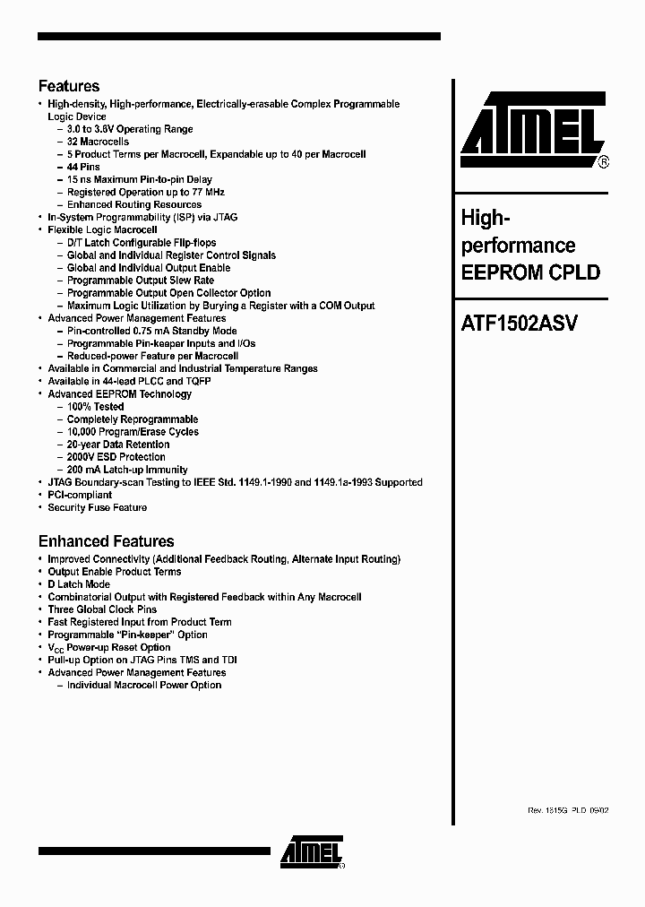 ATF1502ASV_324715.PDF Datasheet