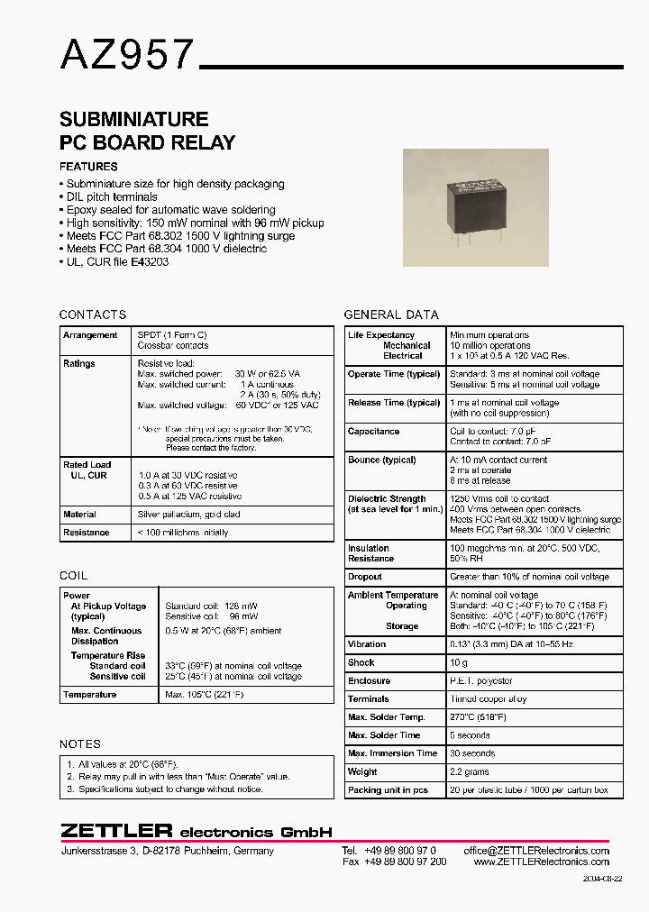 AZ957-1C-12DSE_382883.PDF Datasheet