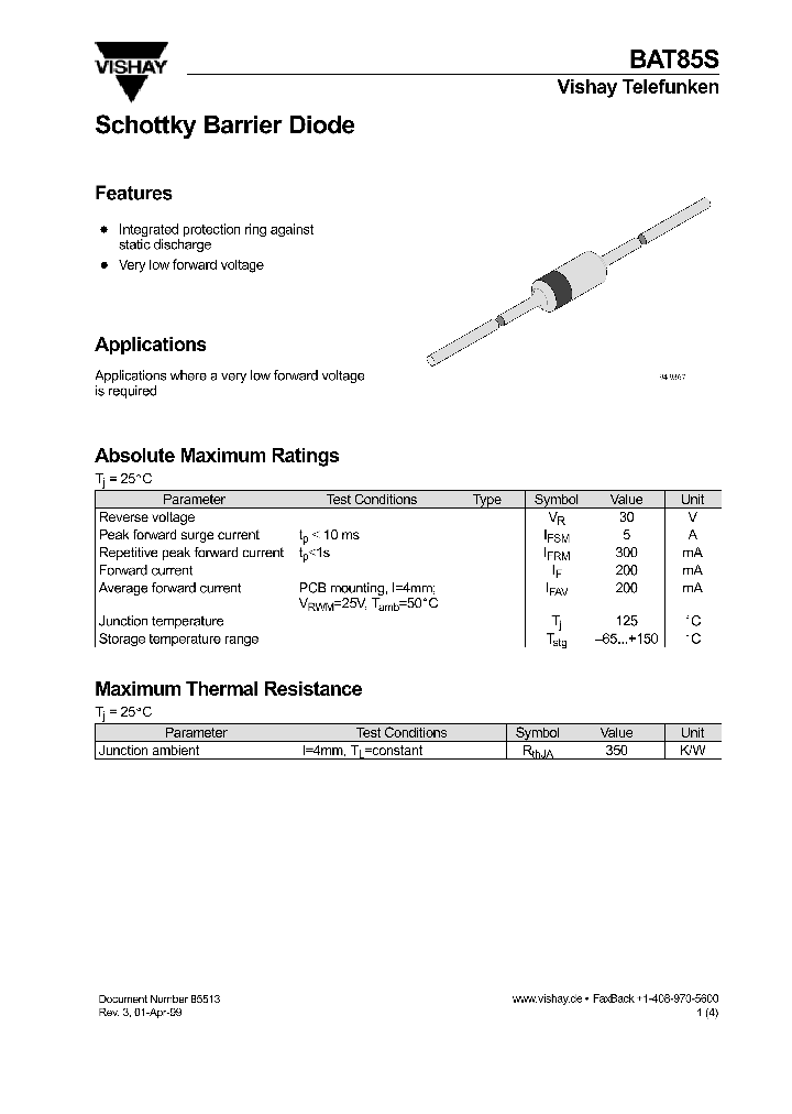 BAT85S_198068.PDF Datasheet