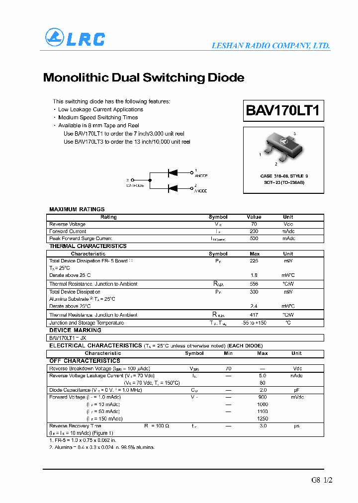 BAV170LT1_358734.PDF Datasheet