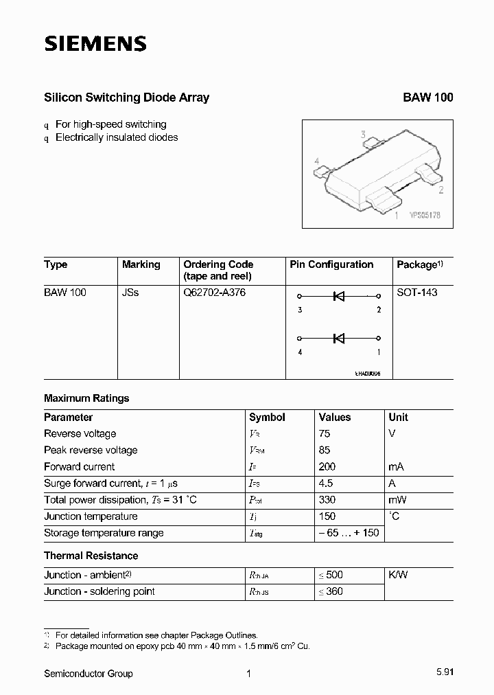 BAW100_197561.PDF Datasheet