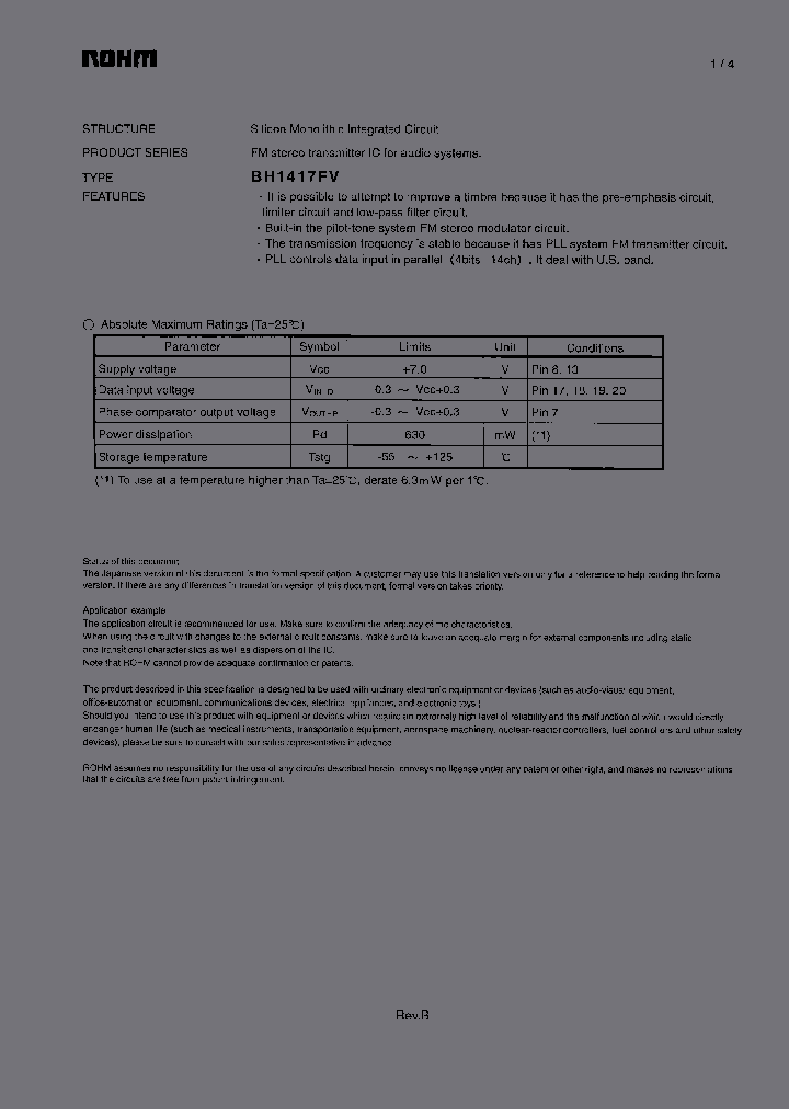 BH1417FV_316275.PDF Datasheet