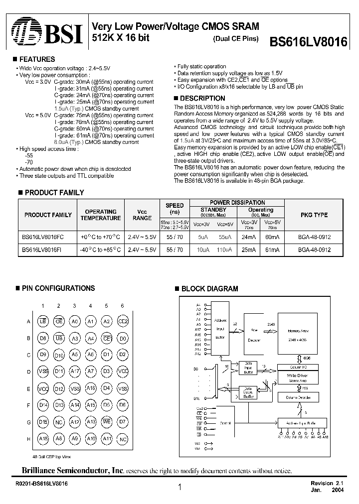BS616LV8016_345579.PDF Datasheet