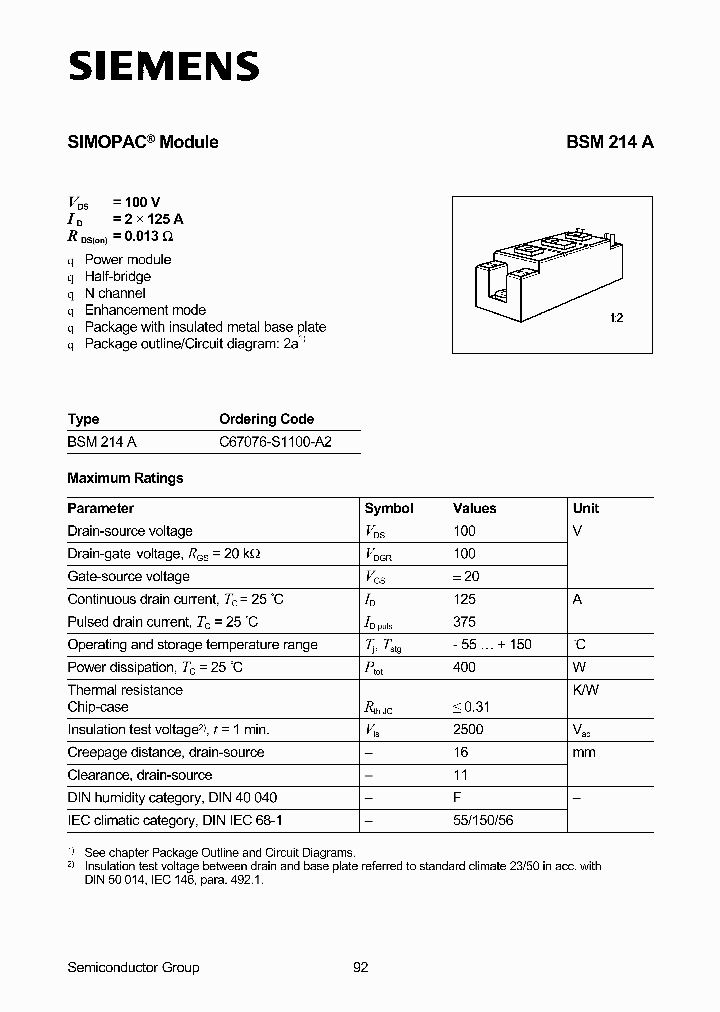 BSM214A_181381.PDF Datasheet
