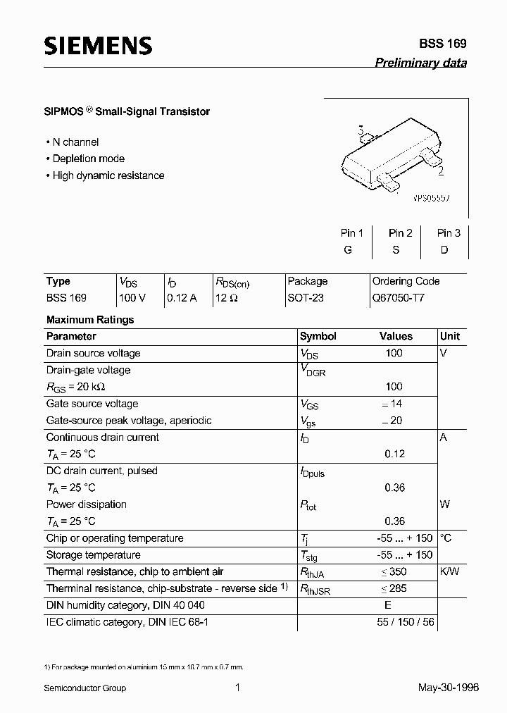 BSS169_200618.PDF Datasheet
