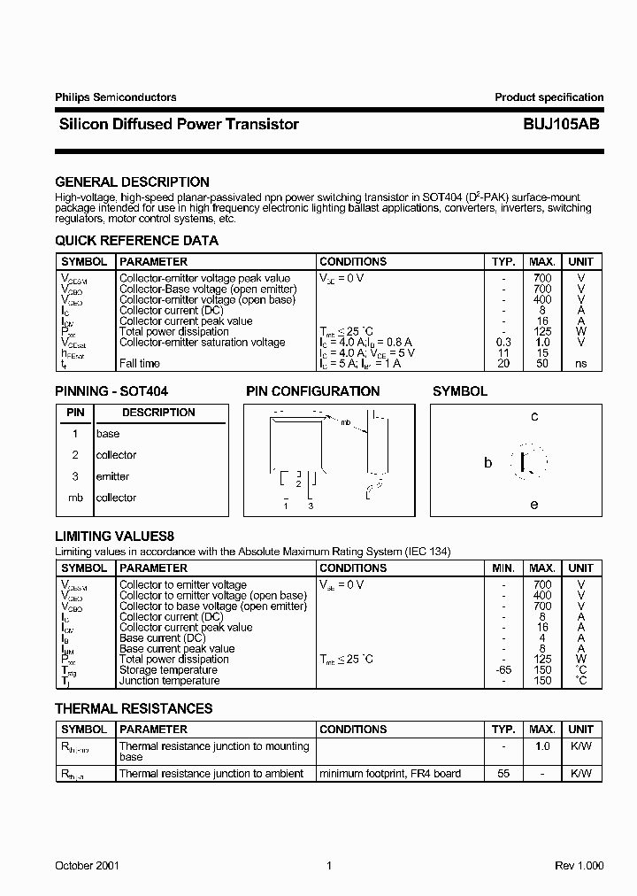 BUJ105AB_350902.PDF Datasheet