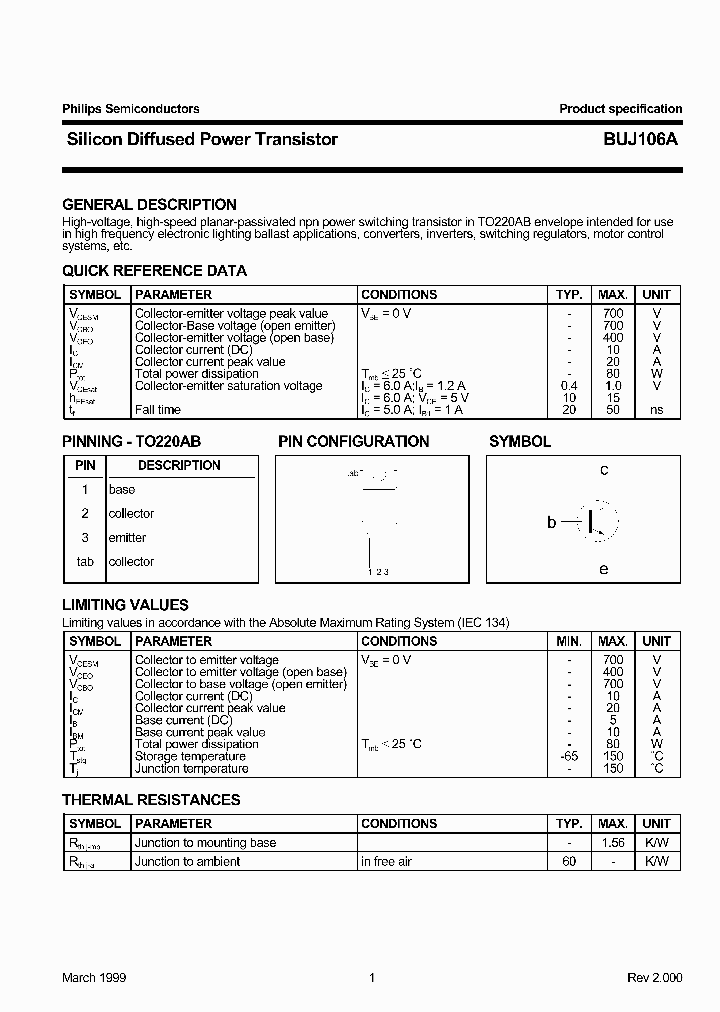 BUJ106A_309863.PDF Datasheet