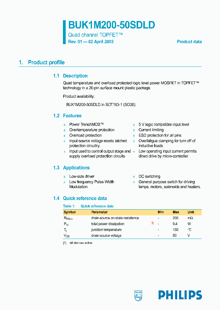 BUK1M200-5_295219.PDF Datasheet