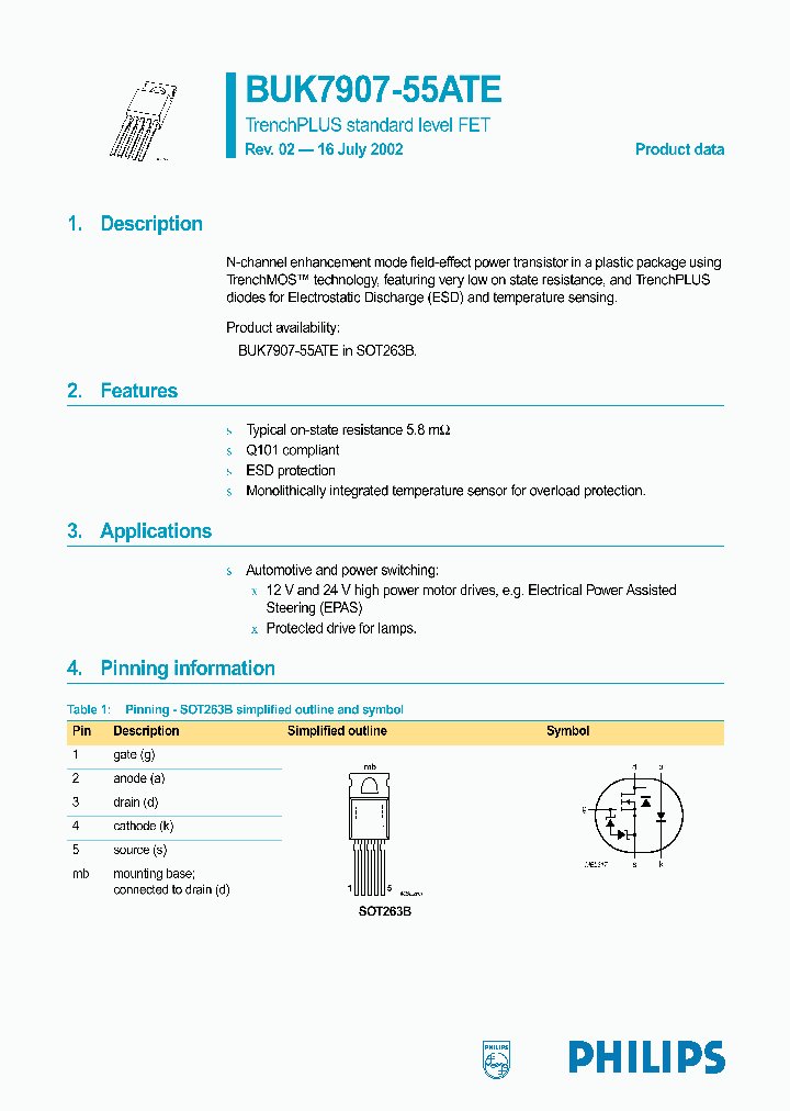 BUK7907-55ATE_308767.PDF Datasheet
